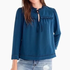 J. Crew Point Sur | NWT Silk Popover Top